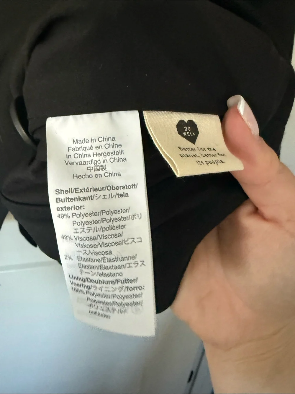 Madewell Caldwell Double Breasted Blazer Black Two Button Edition – Size XXL